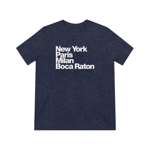 Stylish Travel Cities Unisex Triblend Tee