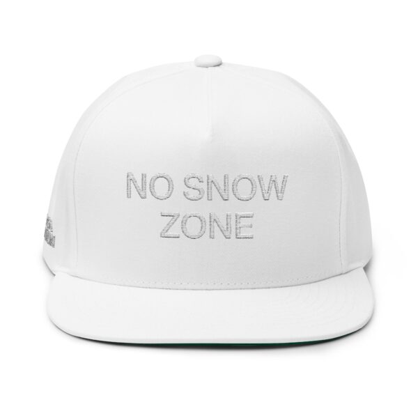 Boca100 x Ode to Boca Flat Bill Hat White