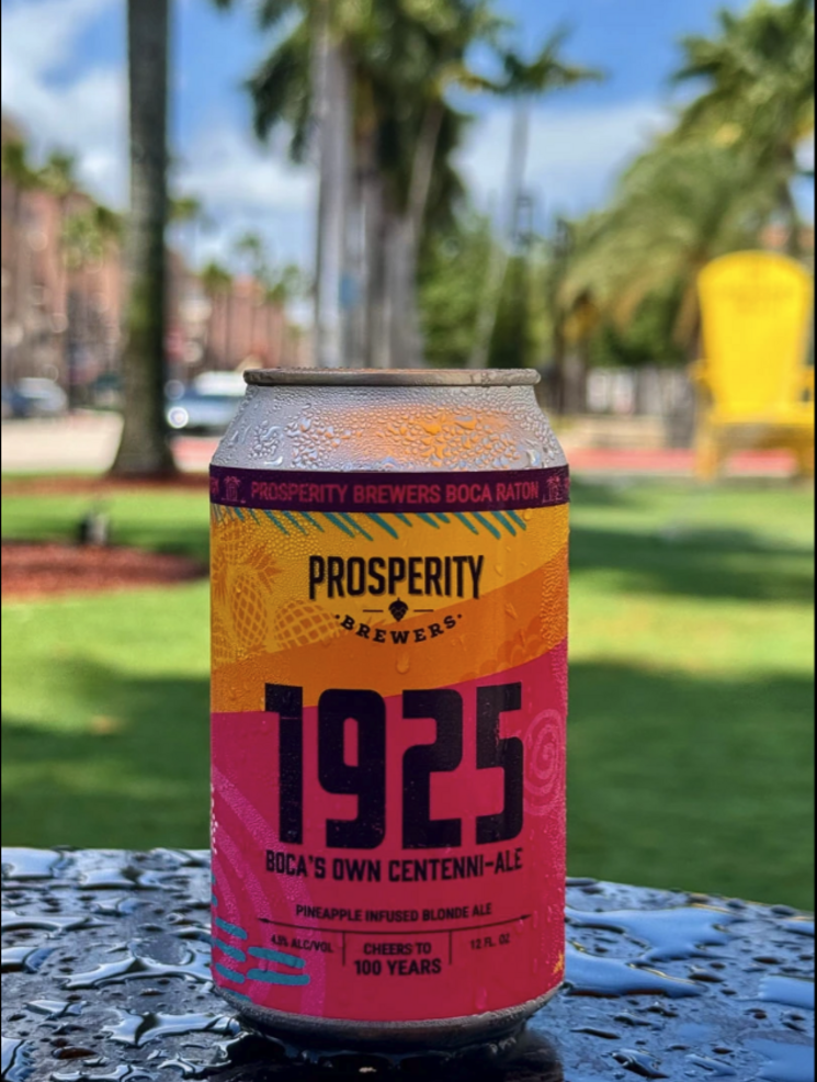 Prosperity Brewers Launches Pineapple Ale Celebrating Boca Raton’s 100th Anniversary